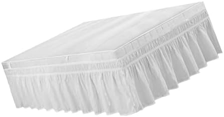 CONGARTENO Elastic Bed Skirt with Ruffles