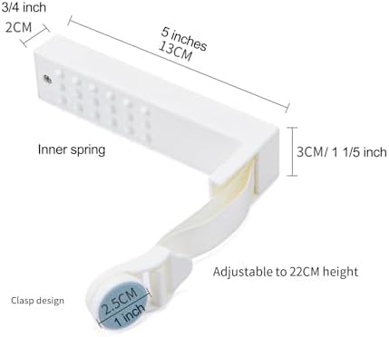 WOXXIY Sheet Fastener with Adjustable Height and Anti-Slip Design