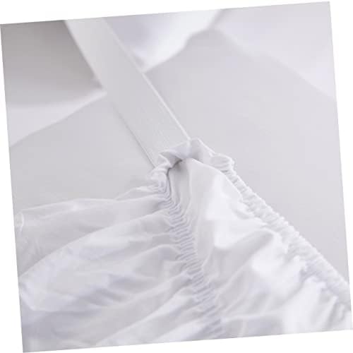 Elastic Bed Skirt - Ruffled Pleated Design for Full Bed Coverage