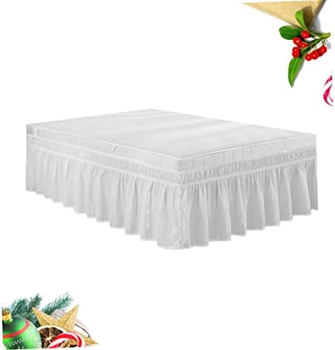 CONGARTENO Elastic Bed Skirt with Ruffles