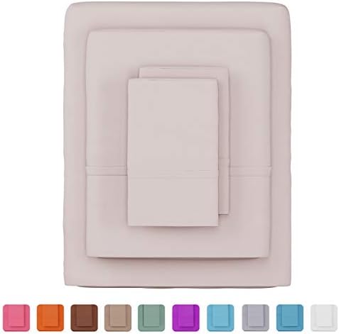 Lavish Home Brushed Microfiber Sheet Set - Twin XL Beige