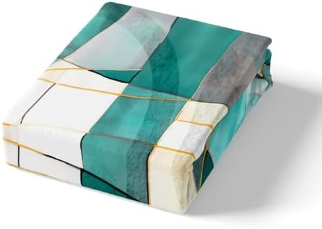 Feelyou Geometric Abstract Queen Duvet Cover Set
