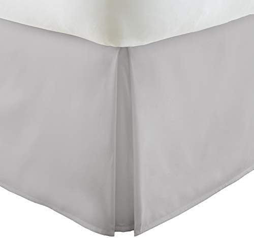 IENJOY Home Pleated Bed Skirt for King Size