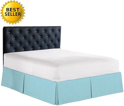 Elegance Linen Luxury 1500 Thread Count Bed Skirt - Twin 14inch Drop Fade Resistant