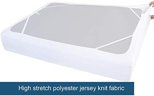 Moonsea Box Spring Cover Twin Size White 1
