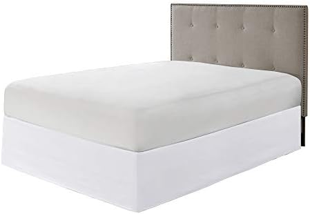 Madison Park Simple Fit Bedskirt White 6x236x26