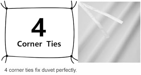 SereneSleep Cal King Duvet Cover Set - White