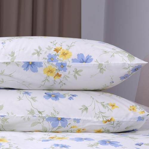 YINFUNG Floral Twin XL Sheet Set 3 Piece