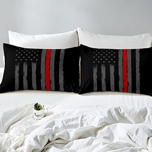 Erosebridal Queen Size Flag Bed Sheet Set