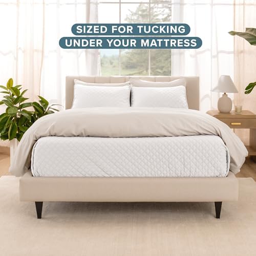 Bare Home Premium 3 Piece Quilt Set - King Size - White