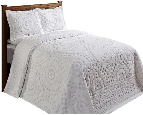 Better Trends Chenille Bedspread Set Twin Size