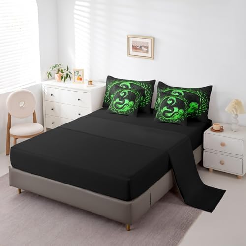 Erosebridal Wildlife Dragon Bedding Set for Kids