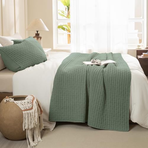 Sanracie 3PCS Extra Large King Quilt Set