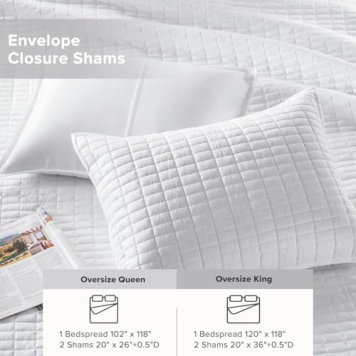 Comfort Spaces King Quilt Set with Shams 3 Piece