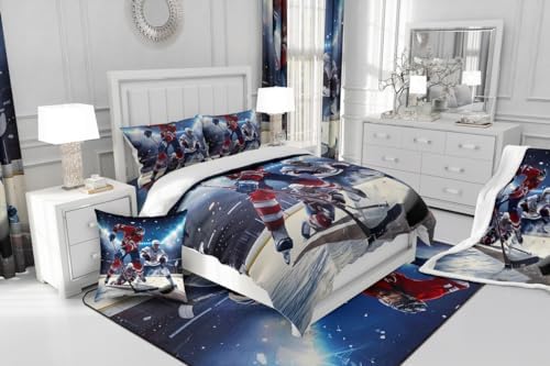 Erosebridal Hockey Duvet Set Twin Size