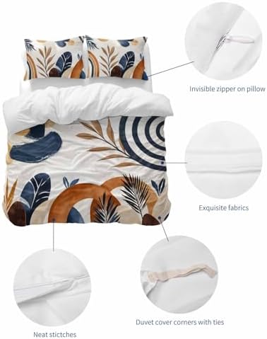 ZOE GARDEN Bohemian Queen Duvet Cover Set 3 pcs