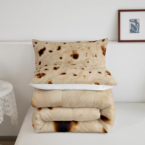 Feelyou Giant Taco Comforter Set for Kids