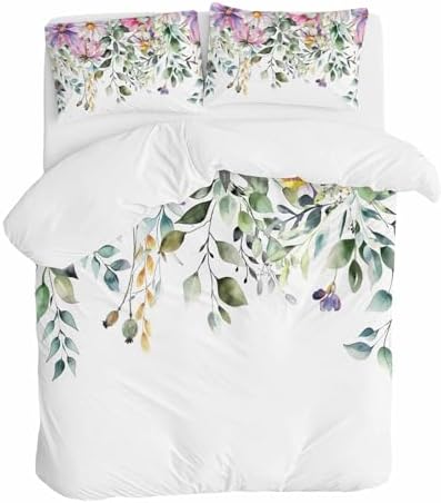 ZOE GARDEN Eucalyptus Duvet Cover Set 3 Piece