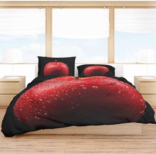 ZOE GARDEN Valentines Cal King Duvet Cover Set 3 Pieces
