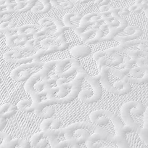 Kingnex King Size Bedspread Set 3 Pieces White