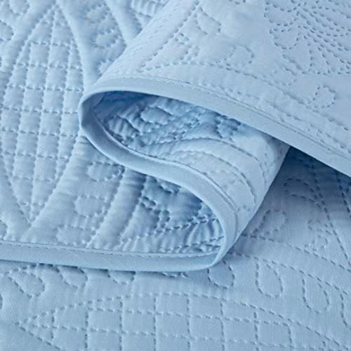 Chezmoi Collection Austin 3-Piece Bedspread Set
