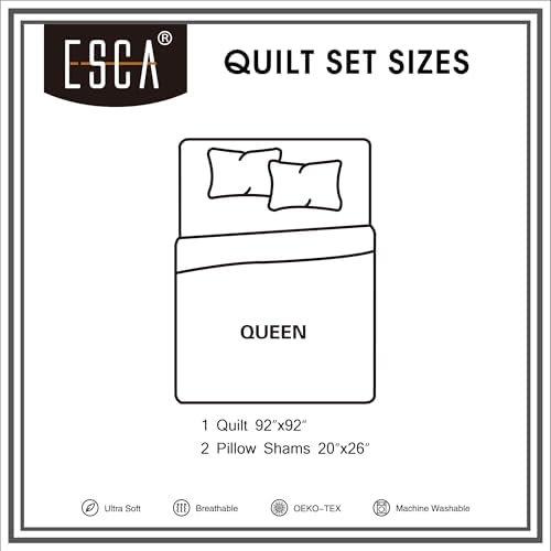 3-Piece Esme Cotton Coverlet Set Matelass White Queen Size