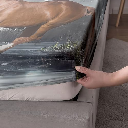 Smell Sunshine Horses Sheet Set 4Pcs for Kids