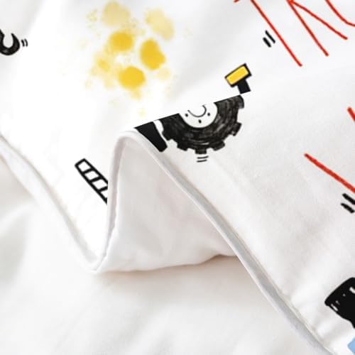 Erosebridal Organic Cotton Duvet Cover Set for Kids