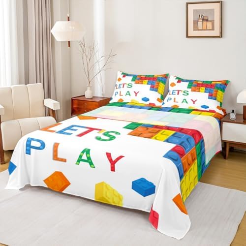 Feelyou King Size Kids Bed Sheet Set with Deep Pockets