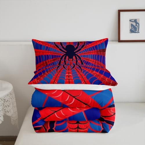 Manfei Spider Web Kids Comforter Set King Size