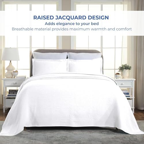 Superior 3 Piece Celtic Circles Cotton Bedspread Set