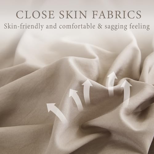 Herside Taupe Ruffle Comforter Set King Size 1