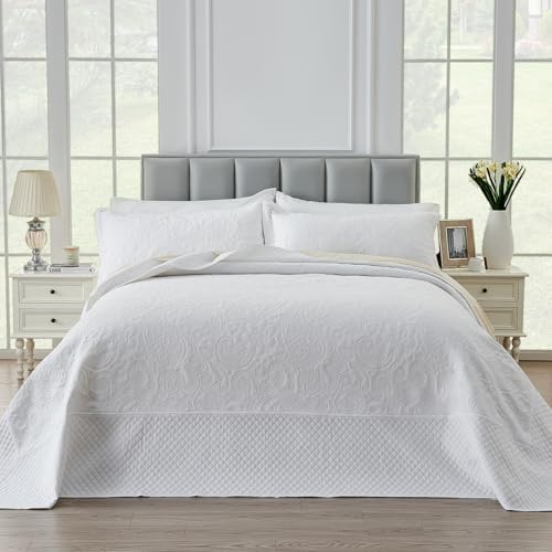 Suchbed California King Bedspread Set 128x120 Inches