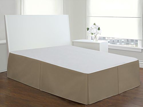 Lux Hotel Bed Skirt Twin Mocha 14 Drop