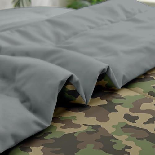 Pamnest Comforter Set King Size Camouflage 7 Pcs Bedding