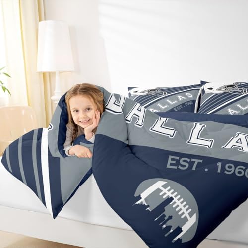 Erosebridal 2Pcs Football Comforter Set Twin Size