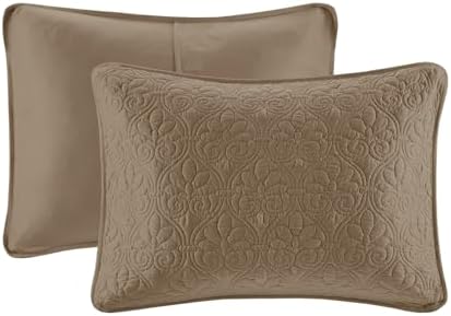 Madison Park Quebec Reversible Damask Bedspread Set King Size
