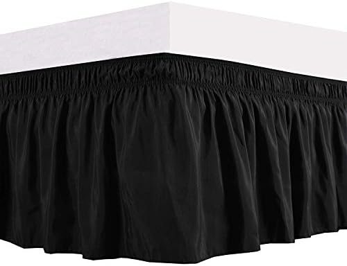 Elegant Decor King Bed Skirt 11 Inch Drop
