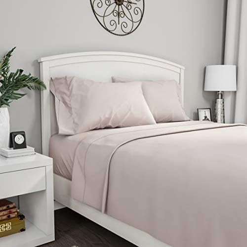 Lavish Home Brushed Microfiber Sheet Set - Twin XL Beige