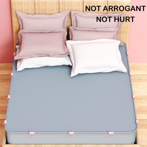 10 Pack Bed Sheet Grippers with Two-Speed Adjustment