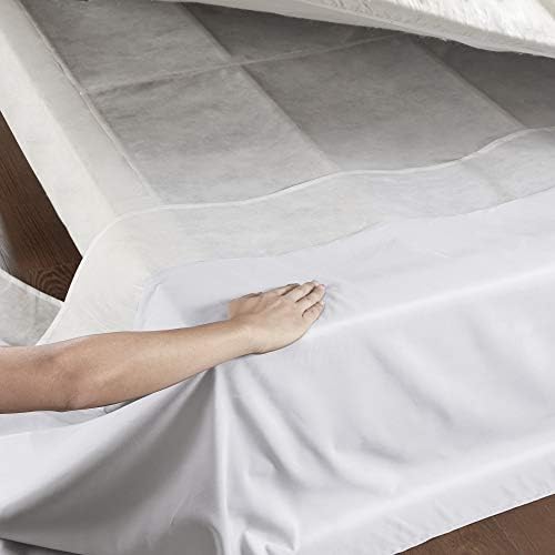 Madison Park Simple Fit Bedskirt White 6x236x26