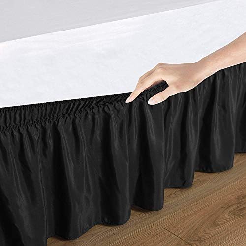 Elegant Decor King Bed Skirt 11 Inch Drop