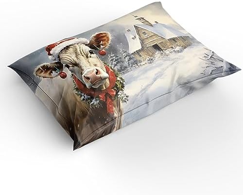 LooPoP Christmas Comforter Set California King 3 Piece