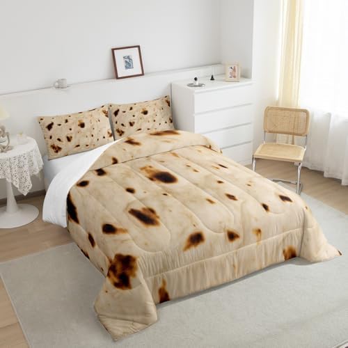 Feelyou Giant Taco Comforter Set for Kids