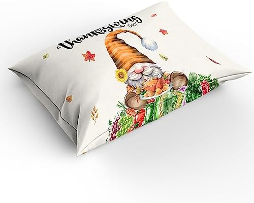 ZOE GARDEN Turkey Day Queen Duvet Cover Set with Zipper and Tiers