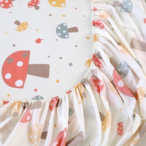 SDIII Cute Mushroom Twin Sheet Set with Pillowcases 1