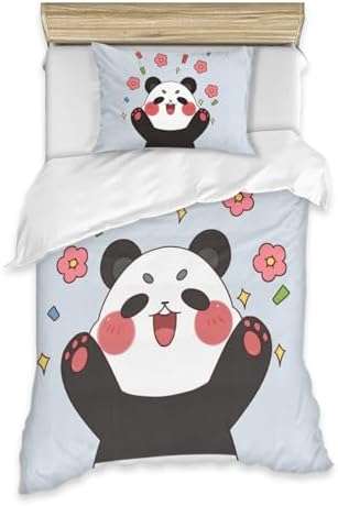 Twin XL Comforter Set with Cheering Bear Design 1