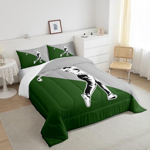 Manfei Golf Kids Comforter Set Full Size