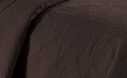 Fancy Linen 3pc Embossed Coverlet Set 1