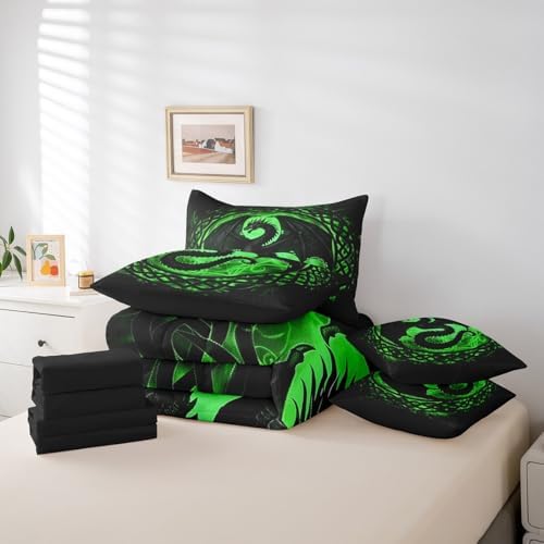 Erosebridal Wildlife Dragon Bedding Set for Kids